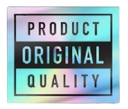 Sticker vintage 'quality product' on homepage